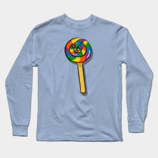 Curled Up Snake Lollipop Long Sleeve T-Shirt